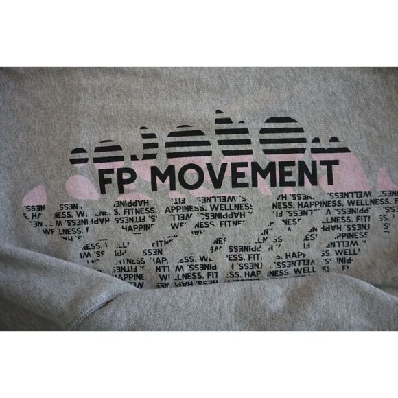 FP Movement OB1673278 Women Sz M Gray All Star Logo Crewneck Sweatshirt - Picture 6 of 12
